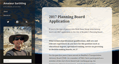 Desktop Screenshot of amateurearthling.org